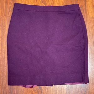 The Pencil Skirt by J. Crew - Eggplant